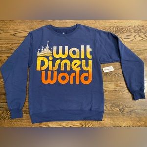 Walt Disney World Retro Crewneck Sweatshirt Sz Small
